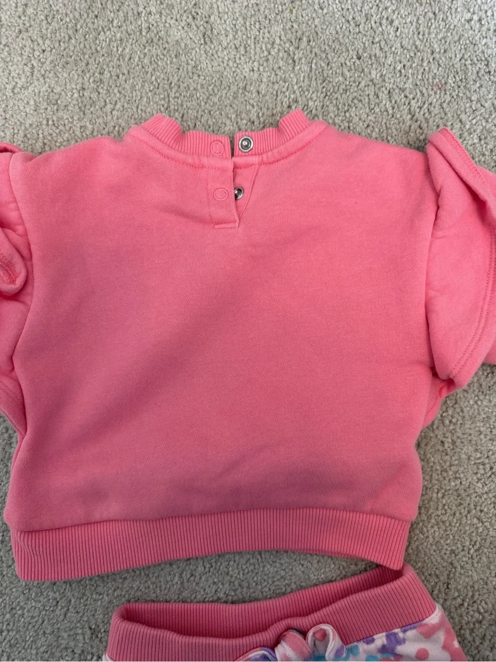 Tucker + Tate Pink Baby Sweatshirt and joggers